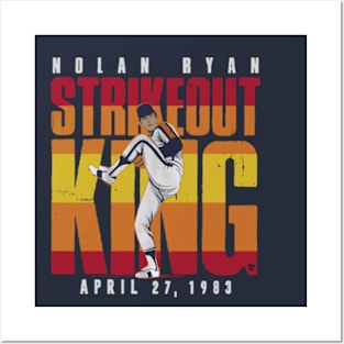 Nolan Ryan Strikeout King Posters and Art